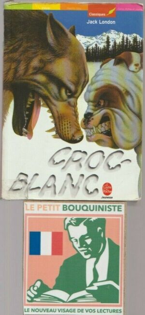 Croc-Blanc - Jack London / Illus :Miles Hyman /Le Livre de Poche Jeunesse n°1104