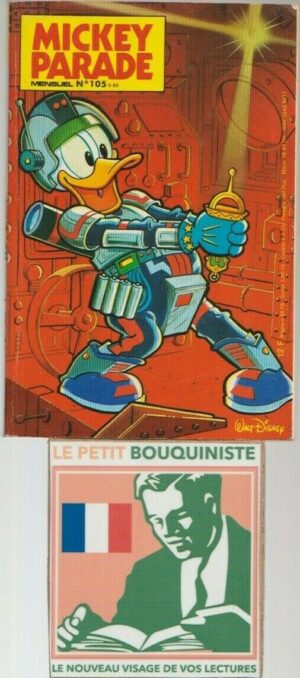 Mickey Parade N°105 / Wald Disney / Moyen Format / 1988