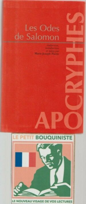 Les Odes de Salomon - Marie-Joseph Pierre & Jean-Marie Martin / Ed : Brepols / Format Poche
