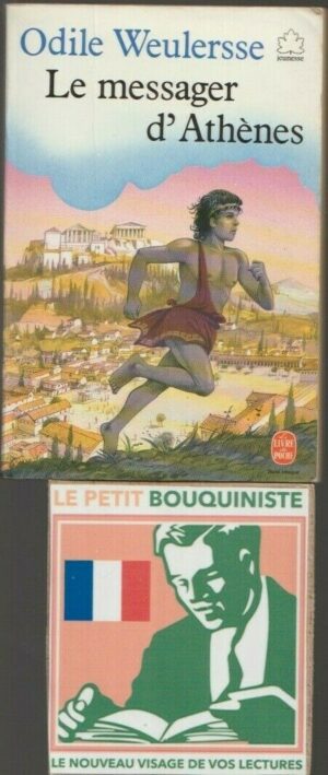 Le messager d'Athènes - Odile Weulersse / Illus : Yves Beaujard / Le Livre de Poche
